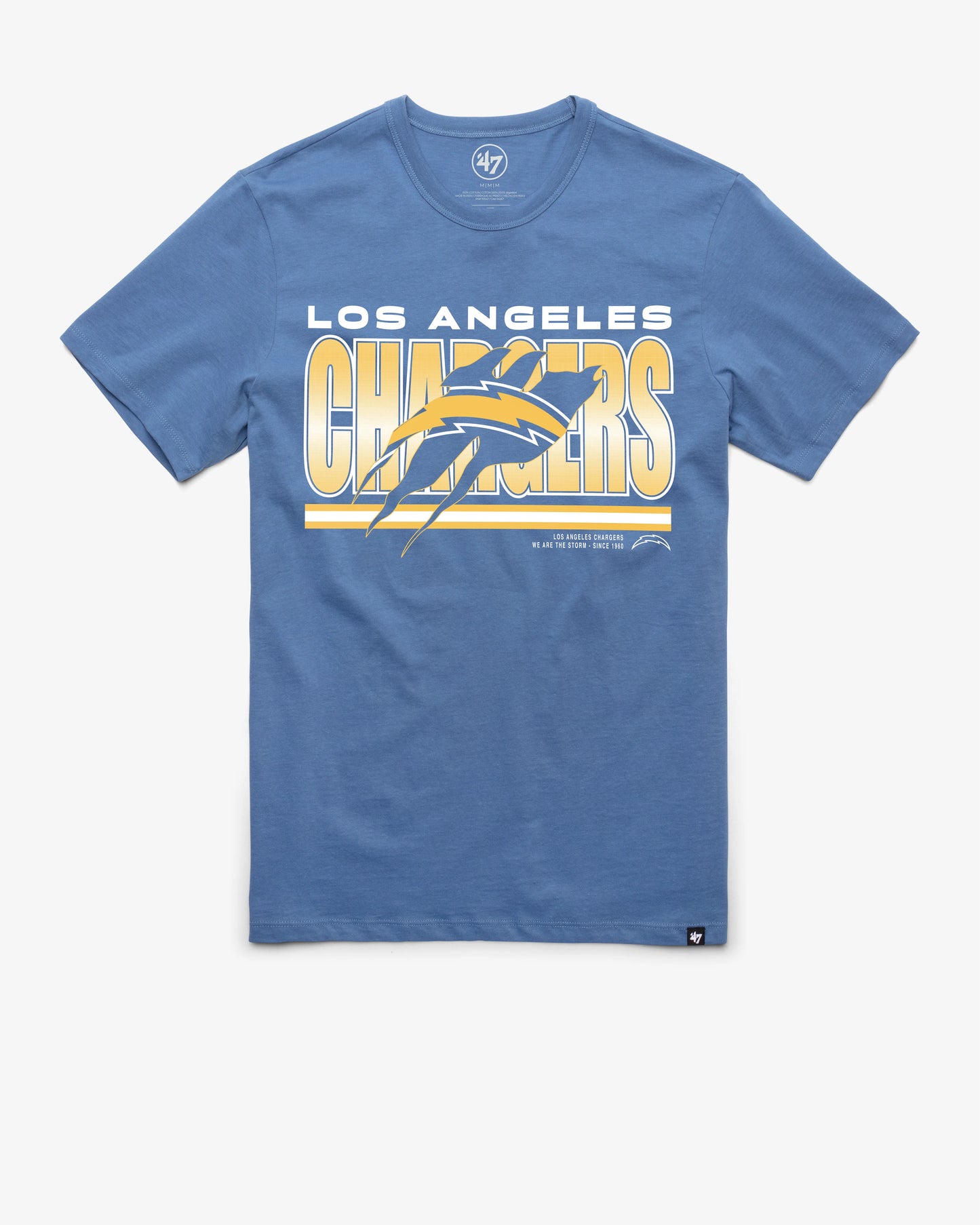 LOS ANGELES CHARGERS TEAM THUNDER RIP '47 FRANKLIN TEE