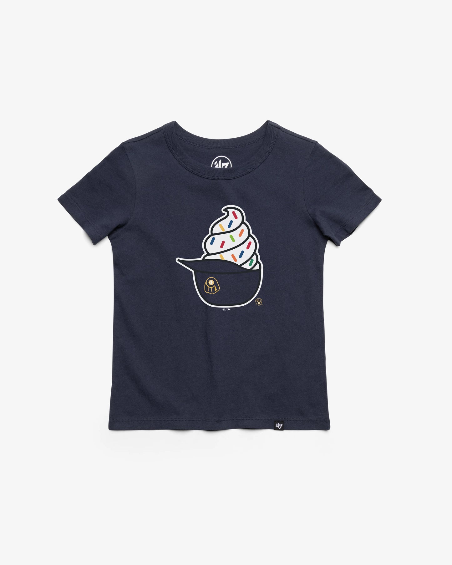 MILWAUKEE BREWERS ICE CREAM '47 KID'S FRANKLIN TEE