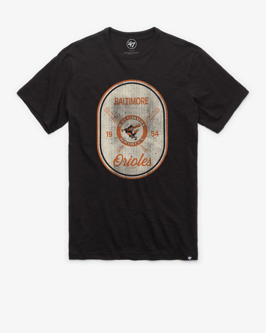 BALTIMORE ORIOLES COOPERSTOWN CROSS PATCH '47 SCRUM TEE