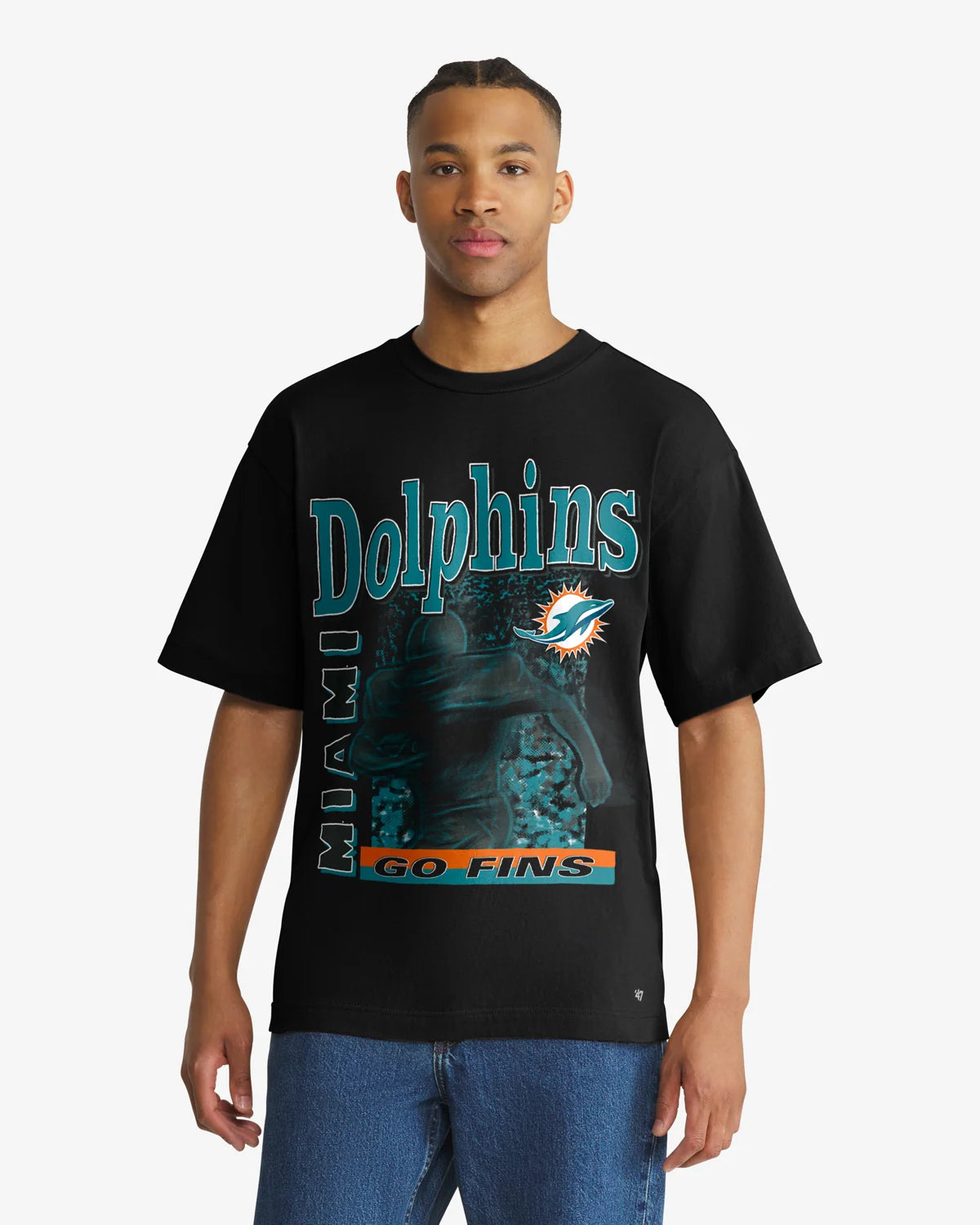 MIAMI DOLPHINS SPEED BURST '47 FOUNDATION TEE