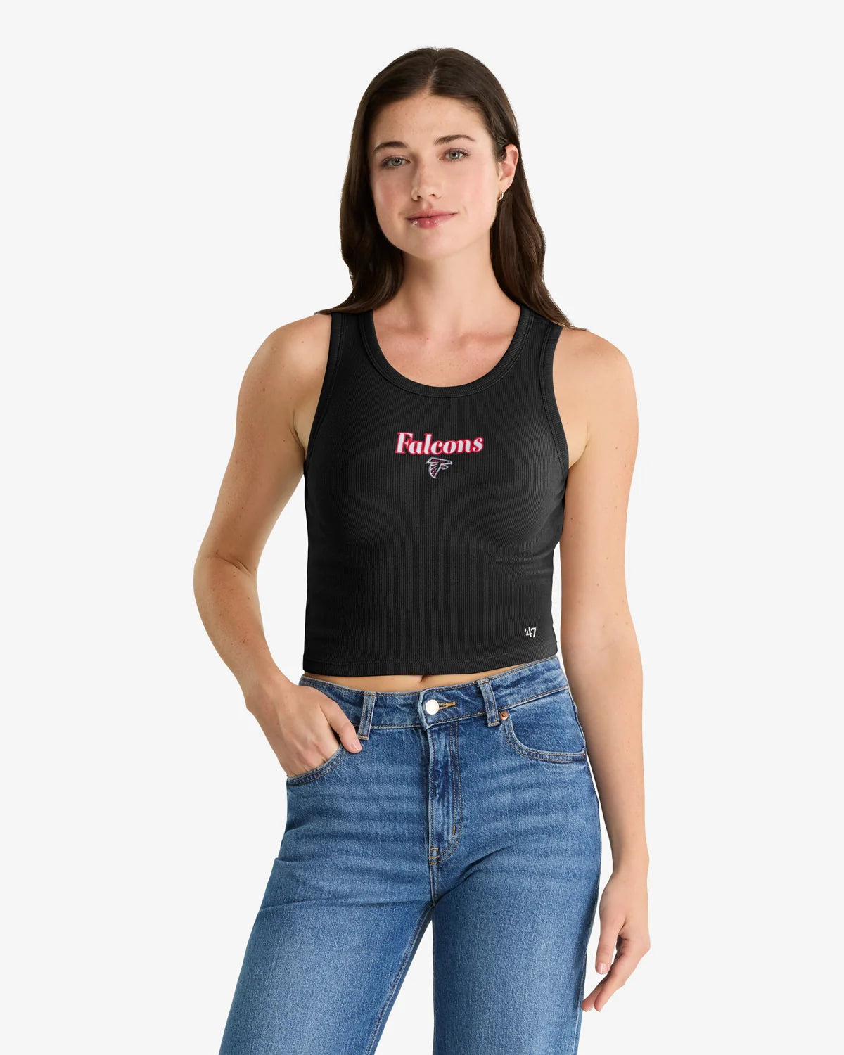ATLANTA FALCONS STRAIGHT CUT '47 BABY RIB TANK WOMENS