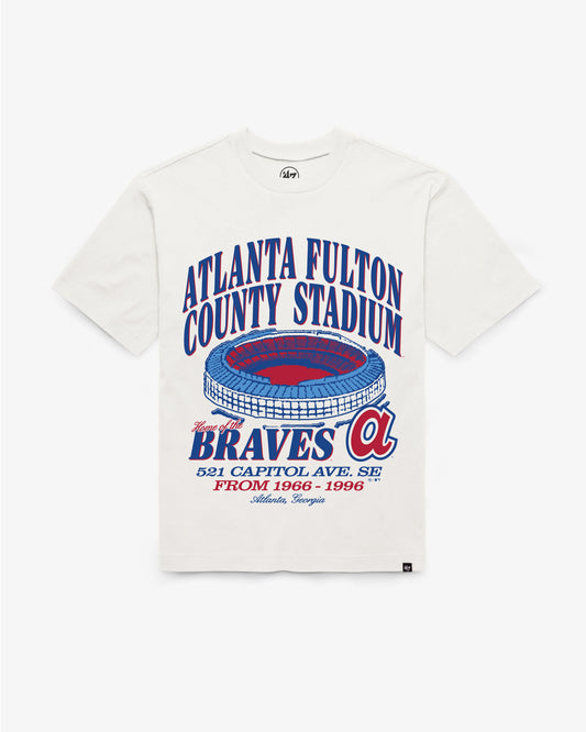 ATLANTA BRAVES COOPERSTOWN BLEACHER '47 FOUNDATION TEE