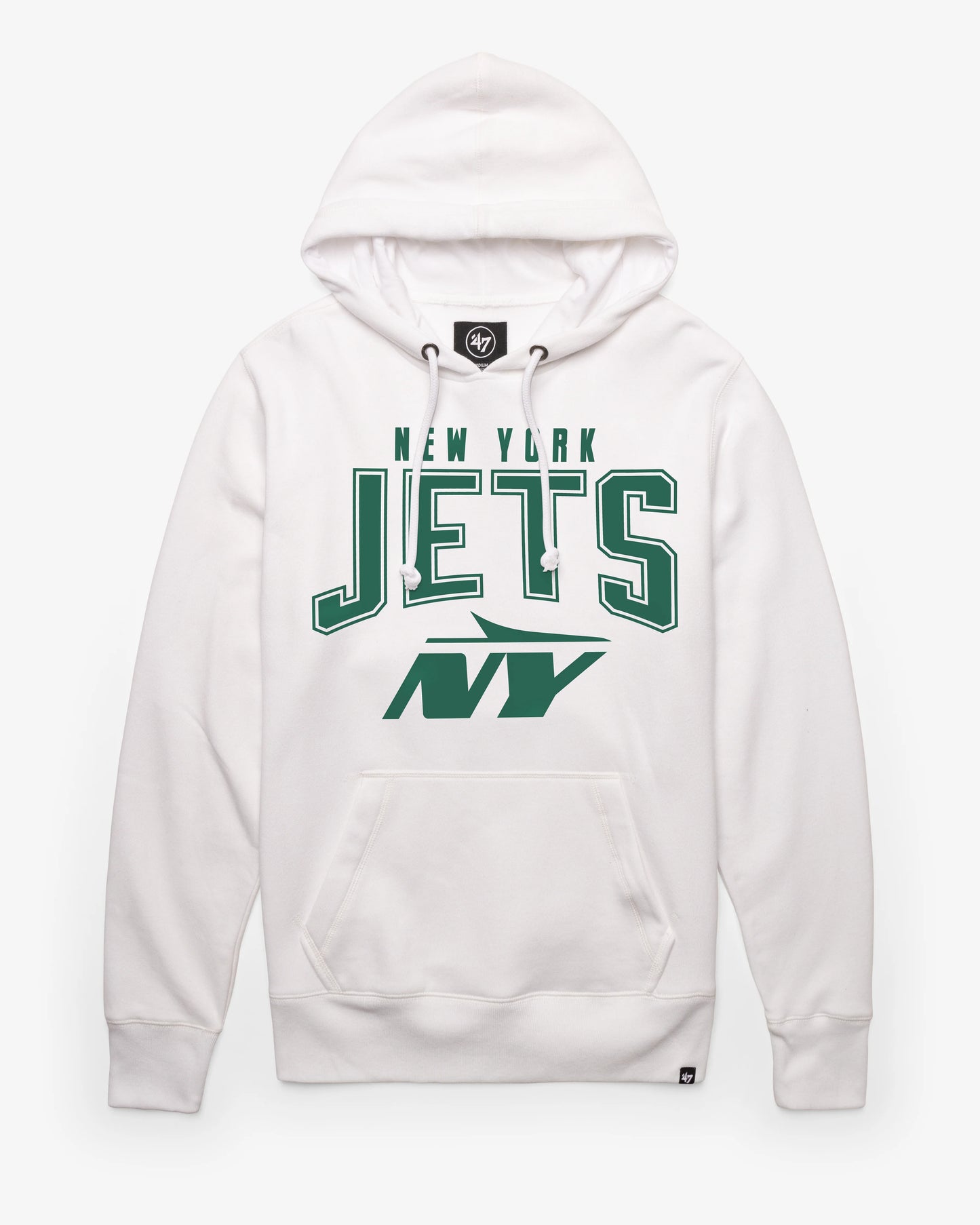 NEW YORK JETS TEAM ELEMENTS ARCH '47 HEADLINE HOOD