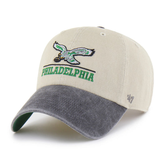 PHILADELPHIA EAGLES HISTORIC LOGO LINE TWO TONE '47 CLEAN UP