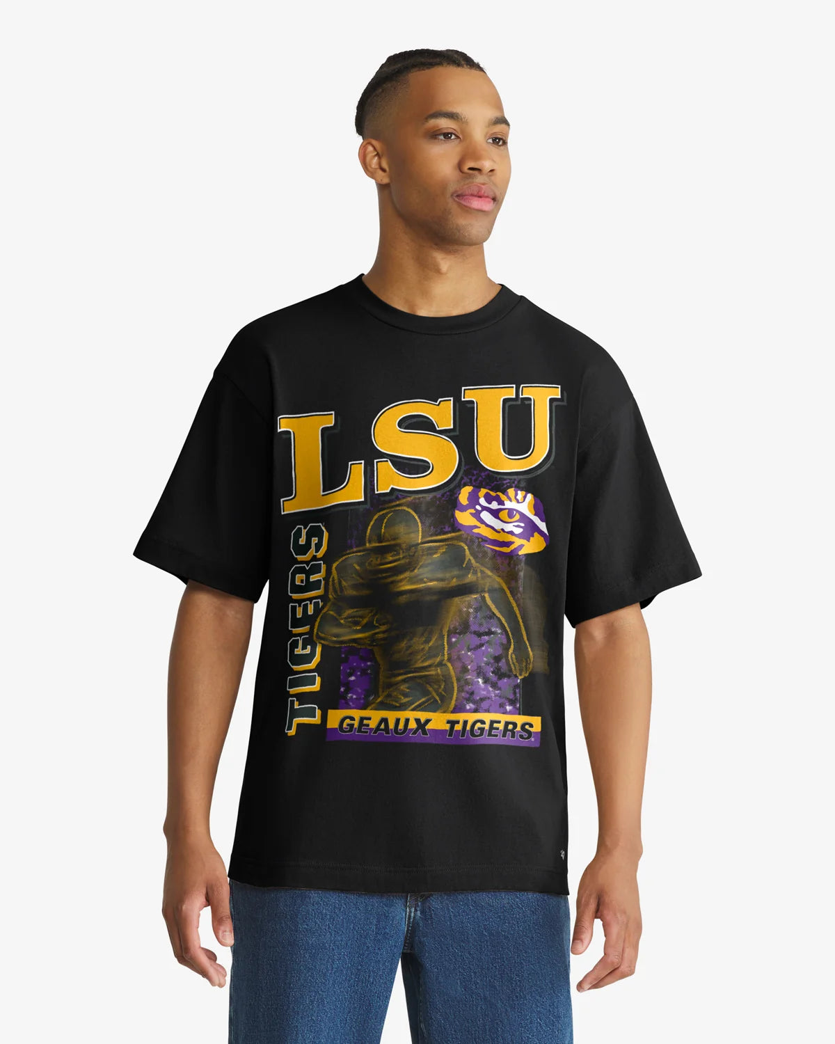 LOUISIANA STATE TIGERS LSU SPEED BURST '47 FOUNDATION TEE