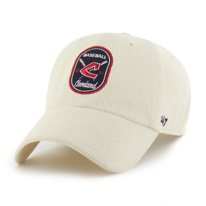 CLEVELAND GUARDIANS COOPERSTOWN CROSSPATCH CORD '47 CLEAN UP