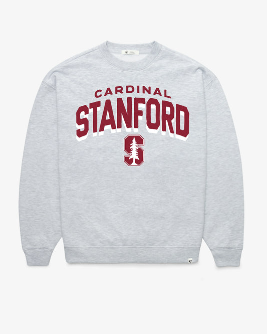 STANFORD CARDINAL CAMPUS ARCH CLOUD '47 OVERSIZED CREW WOMENS