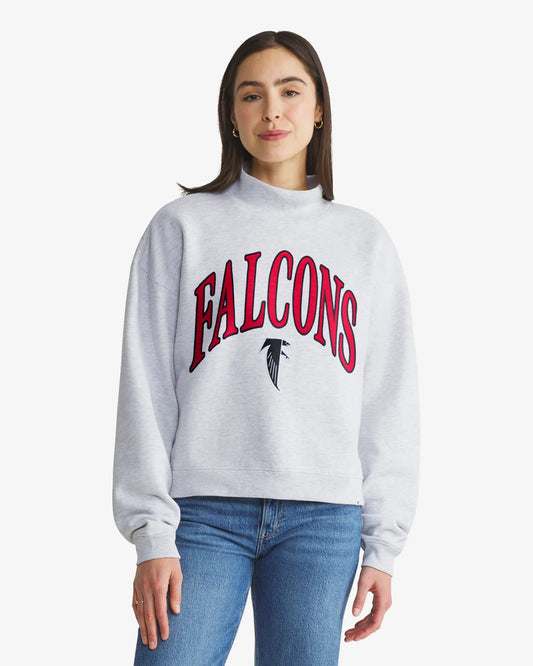 ATLANTA FALCONS HISTORIC VANTAGE '47 WOMEN'S MOCK NECK PULLOVER