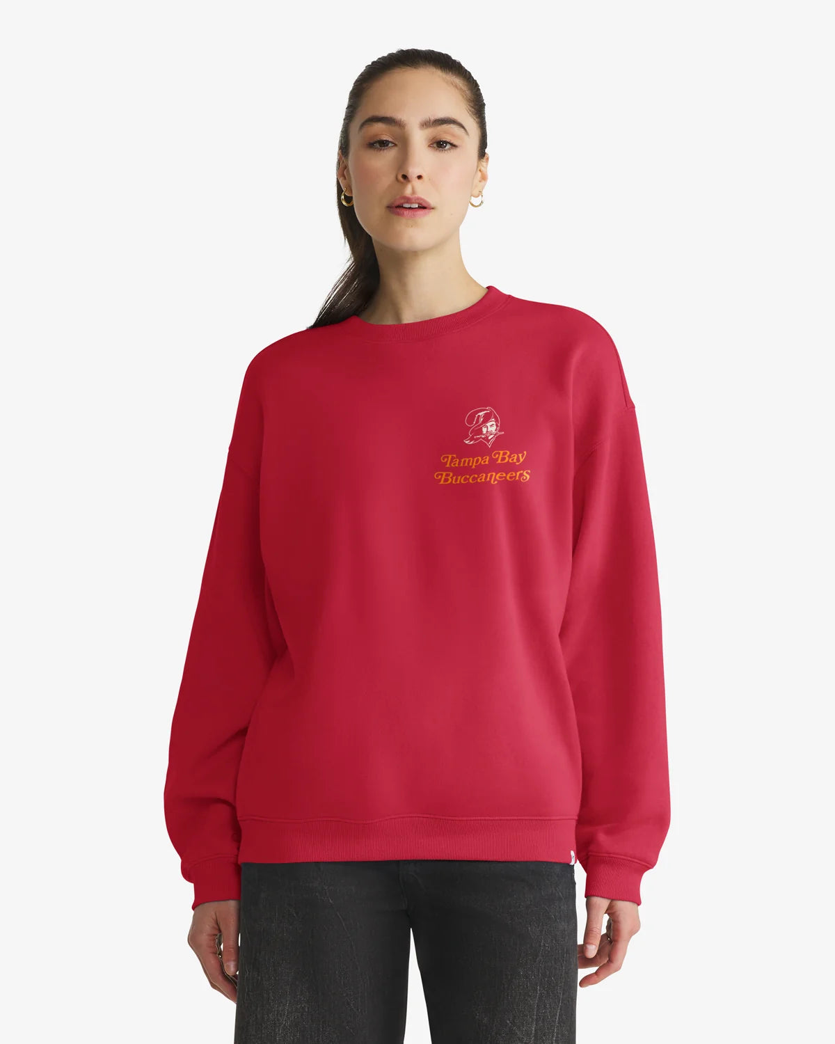 TAMPA BAY BUCCANEERS HISTORIC SHOUT IT OUT '47 OVERSIZED CREW WOMENS