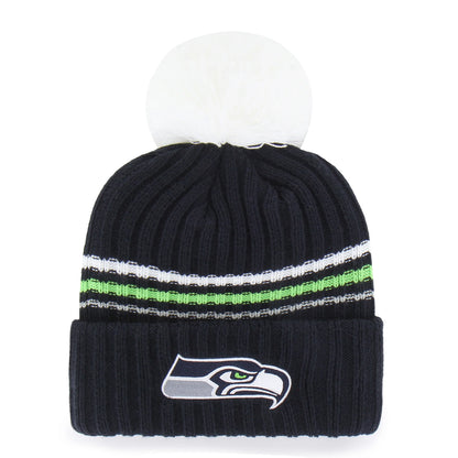 SEATTLE SEAHAWKS FUZZY SCRIPT '47 WOMEN'S CUFF KNIT