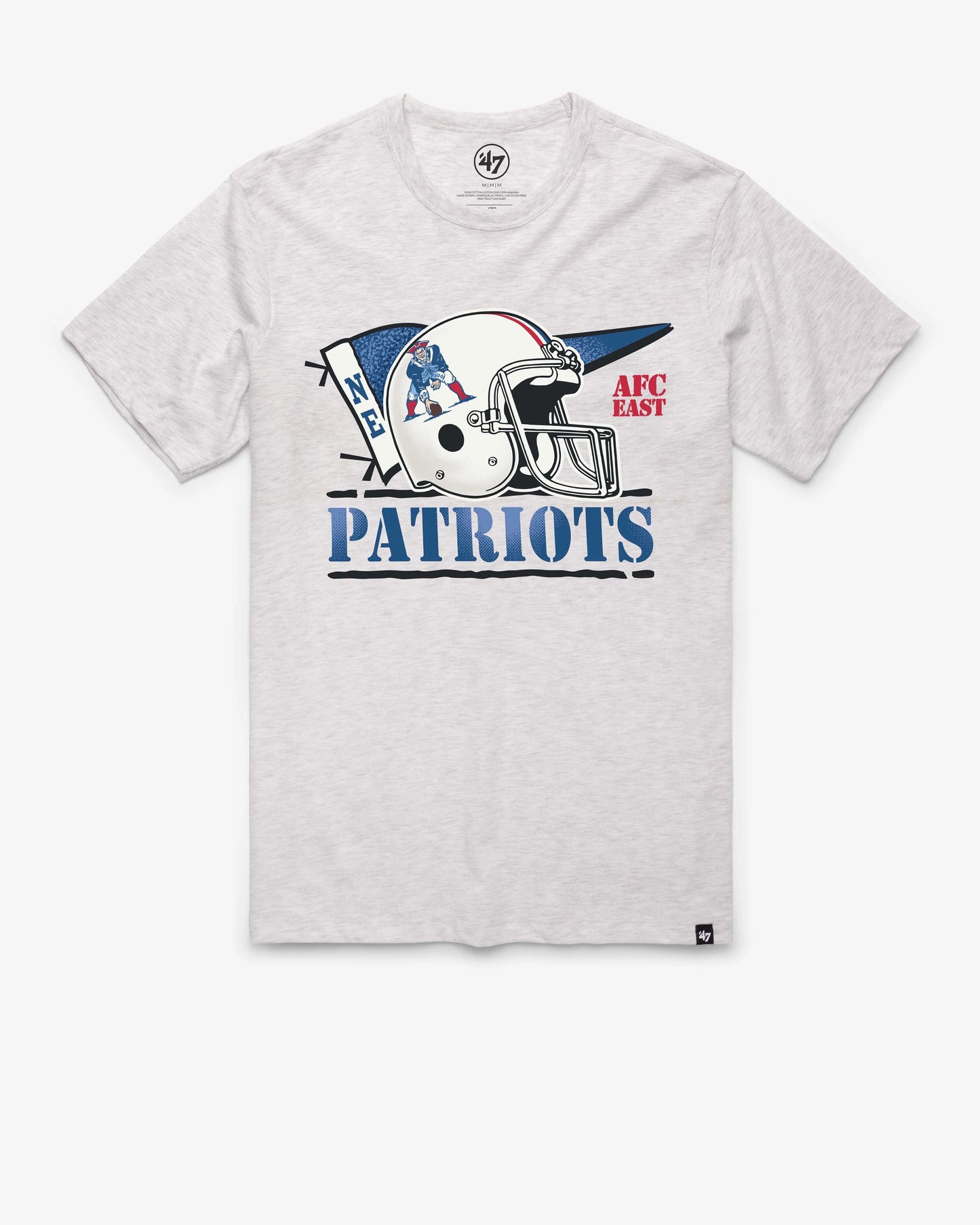 NEW ENGLAND PATRIOTS HISTORIC MOTION FIELD '47 FRANKLIN TEE