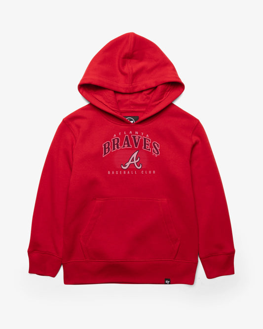 ATLANTA BRAVES DOUBLE HEADER '47 KID'S HEADLINE HOOD