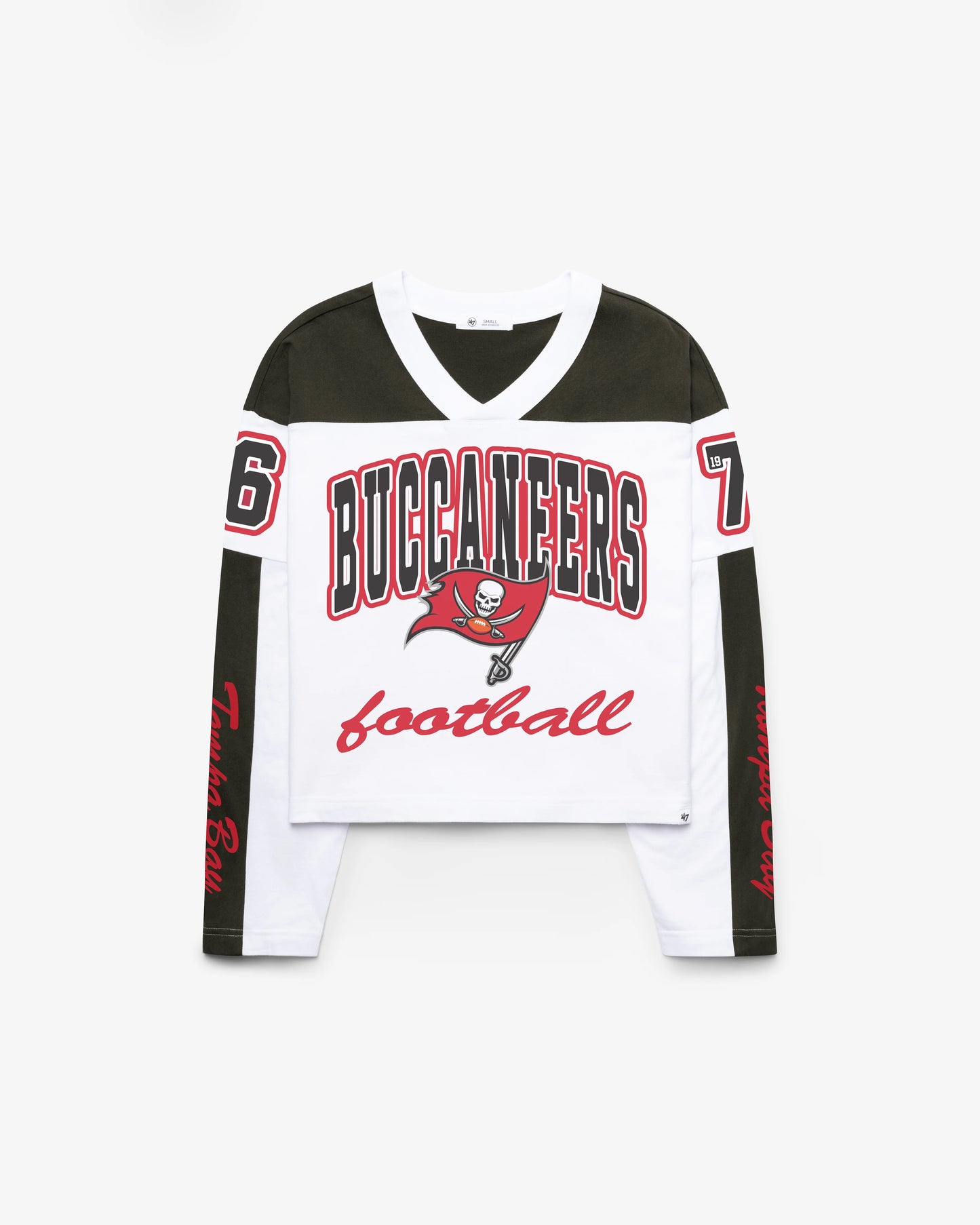 TAMPA BAY BUCCANEERS EXCLAMATION '47 WOMEN'S METRO JERSEY TEE