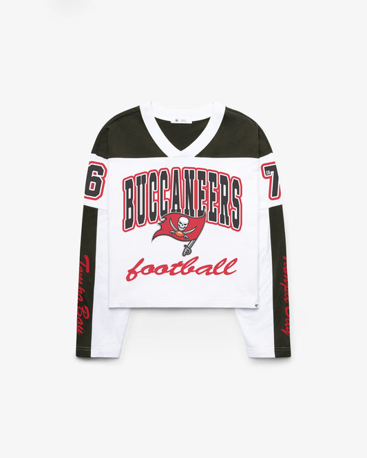 TAMPA BAY BUCCANEERS EXCLAMATION '47 WOMEN'S METRO JERSEY TEE