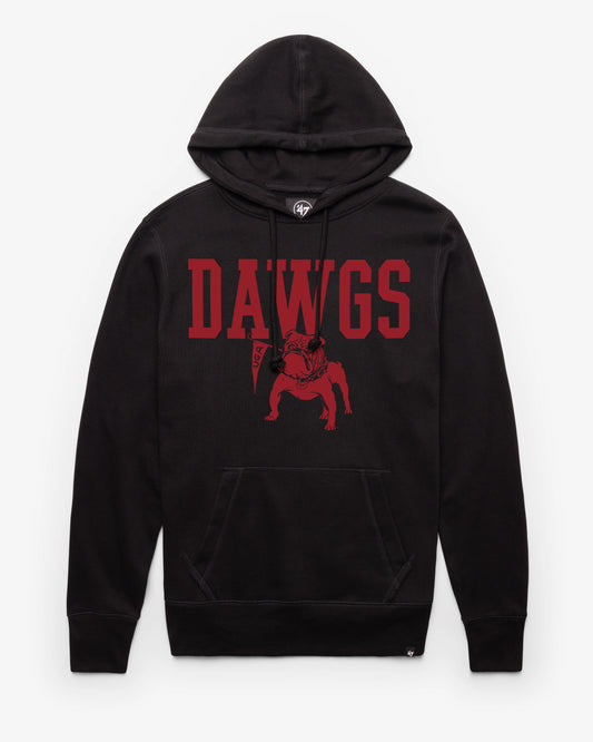GEORGIA BULLDOGS VINTAGE STRAIGHT BLOCK '47 HEADLINE HOOD