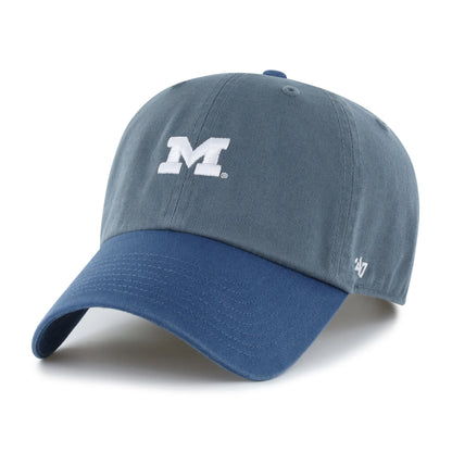 MICHIGAN WOLVERINES BASE RUNNER TWO TONE '47 CLEAN UP