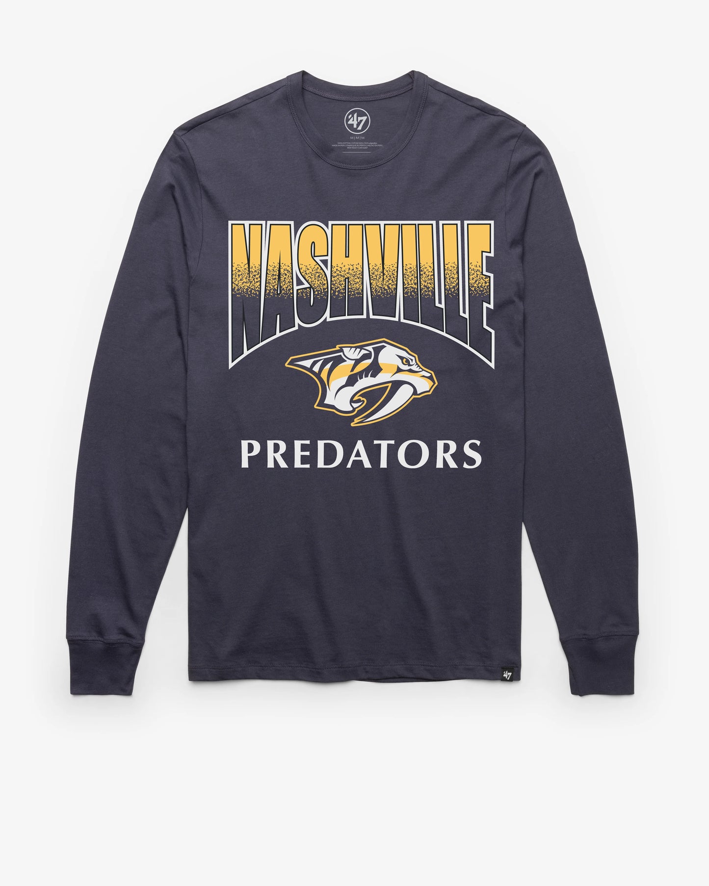 NASHVILLE PREDATORS SWEEP DOWN '47 FRANKLIN LONG SLEEVE TEE