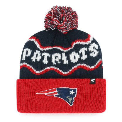 NEW ENGLAND PATRIOTS SQUIGGLE SCRIPT '47 KID'S CUFF KNIT