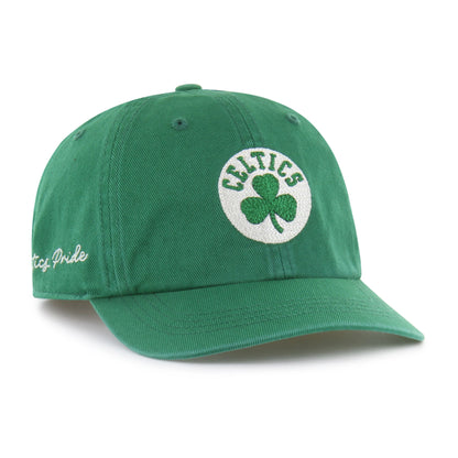 BOSTON CELTICS CHAIN SIDE STITCH '47 CLEAN UP SHORT VISOR