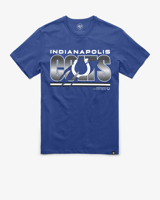 INDIANAPOLIS COLTS TEAM THUNDER RIP '47 FRANKLIN TEE