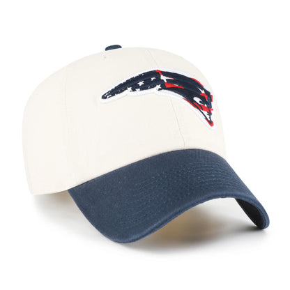 NEW ENGLAND PATRIOTS FLAG FILL LOOP '47 CLEAN UP