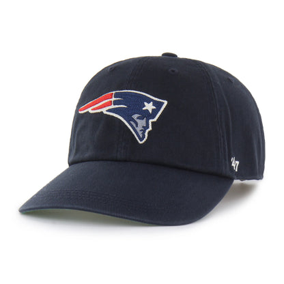 NEW ENGLAND PATRIOTS CHAIN SIDE STITCH '47 CLEAN UP LONG VISOR
