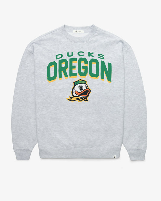 OREGON DUCKS CAMPUS ARCH CLOUD '47 OVERSIZED CREW WOMENS