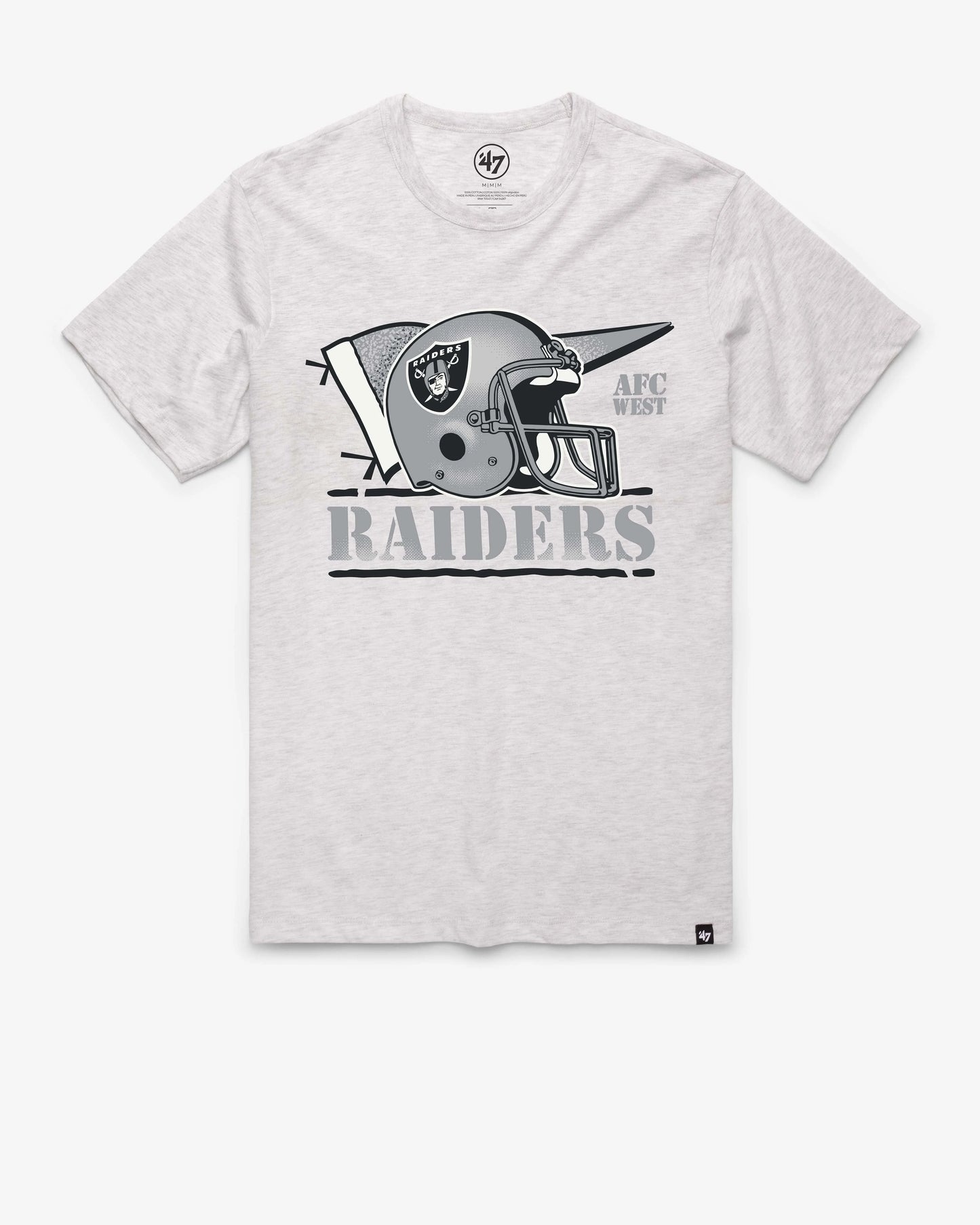 LAS VEGAS RAIDERS HISTORIC MOTION FIELD '47 FRANKLIN TEE