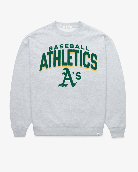 ATHLETICS BASEBALL CAMPUS ARCH CLOUD '47 OVERSIZED CREW WOMENS