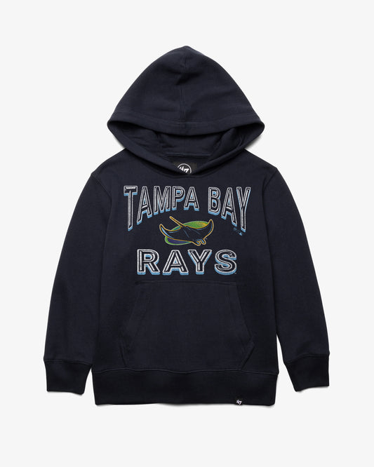 TAMPA BAY RAYS FAN OUT '47 KID'S HEADLINE HOOD