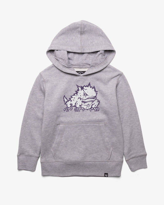 TEXAS CHRISTIAN HORNED FROGS DISTRESSED IMPRINT '47 KID'S HEADLINE HOOD