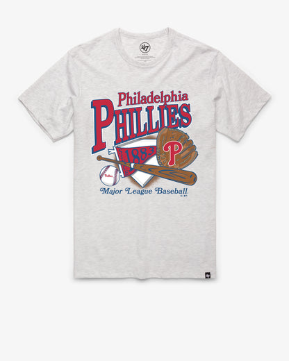 PHILADELPHIA PHILLIES AT BAT '47 FRANKLIN TEE