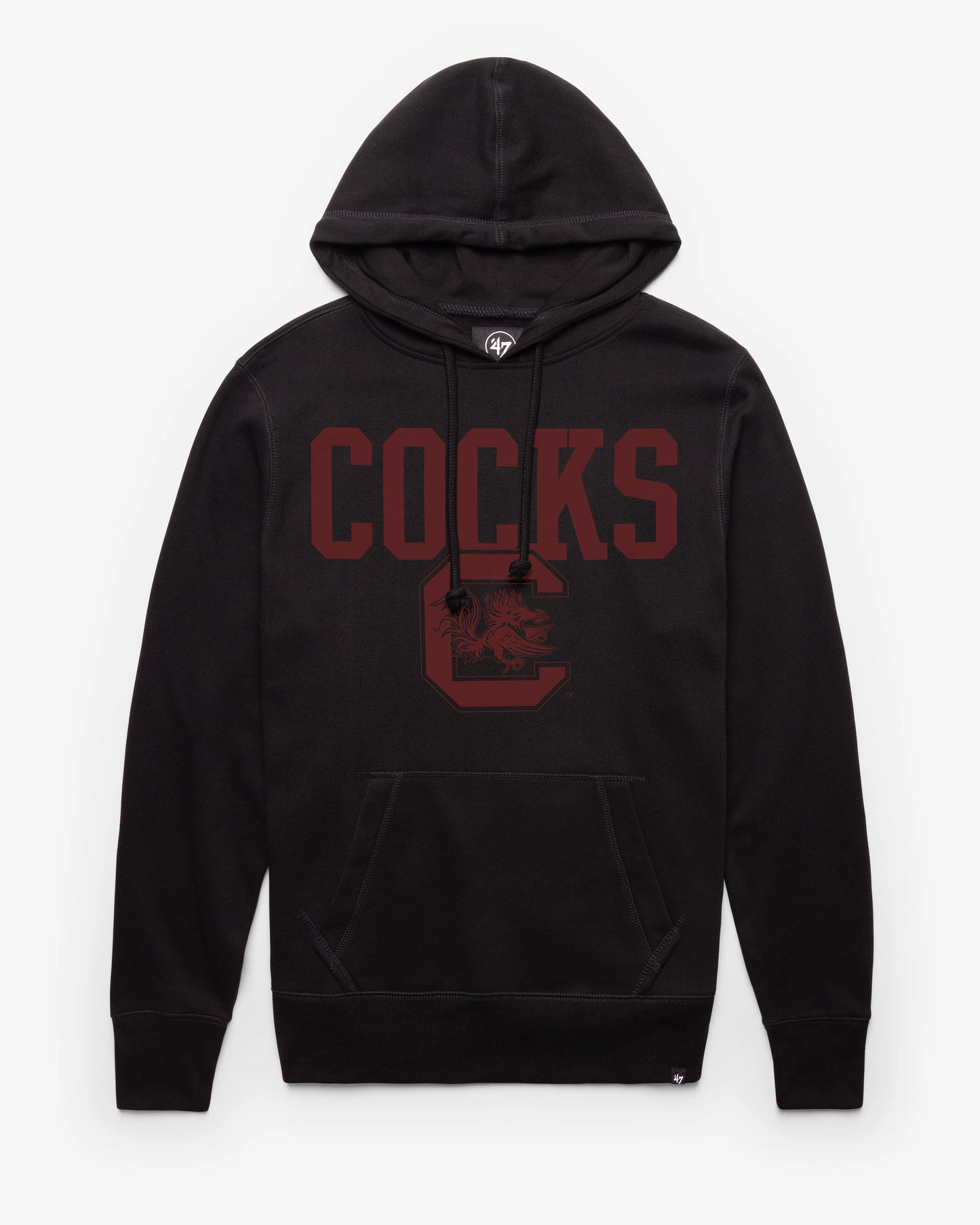 SOUTH CAROLINA GAMECOCKS STRAIGHT BLOCK '47 HEADLINE HOOD