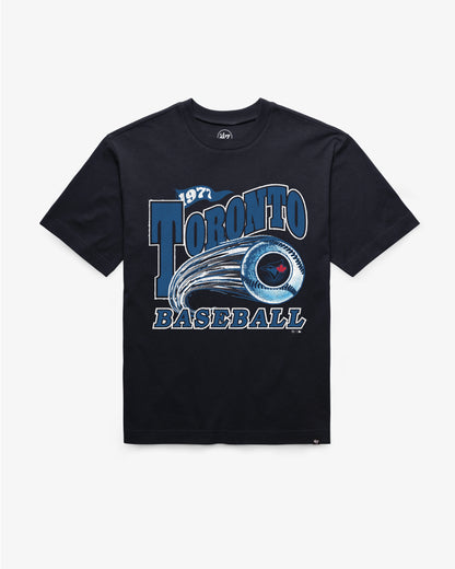 TORONTO BLUE JAYS CITY CONNECT GAME WORN CURVE '47 FOUNDATION TEE