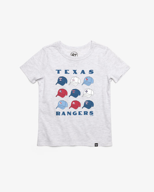 TEXAS RANGERS COOPERSTOWN CAP OFF '47 KID'S FRANKLIN TEE