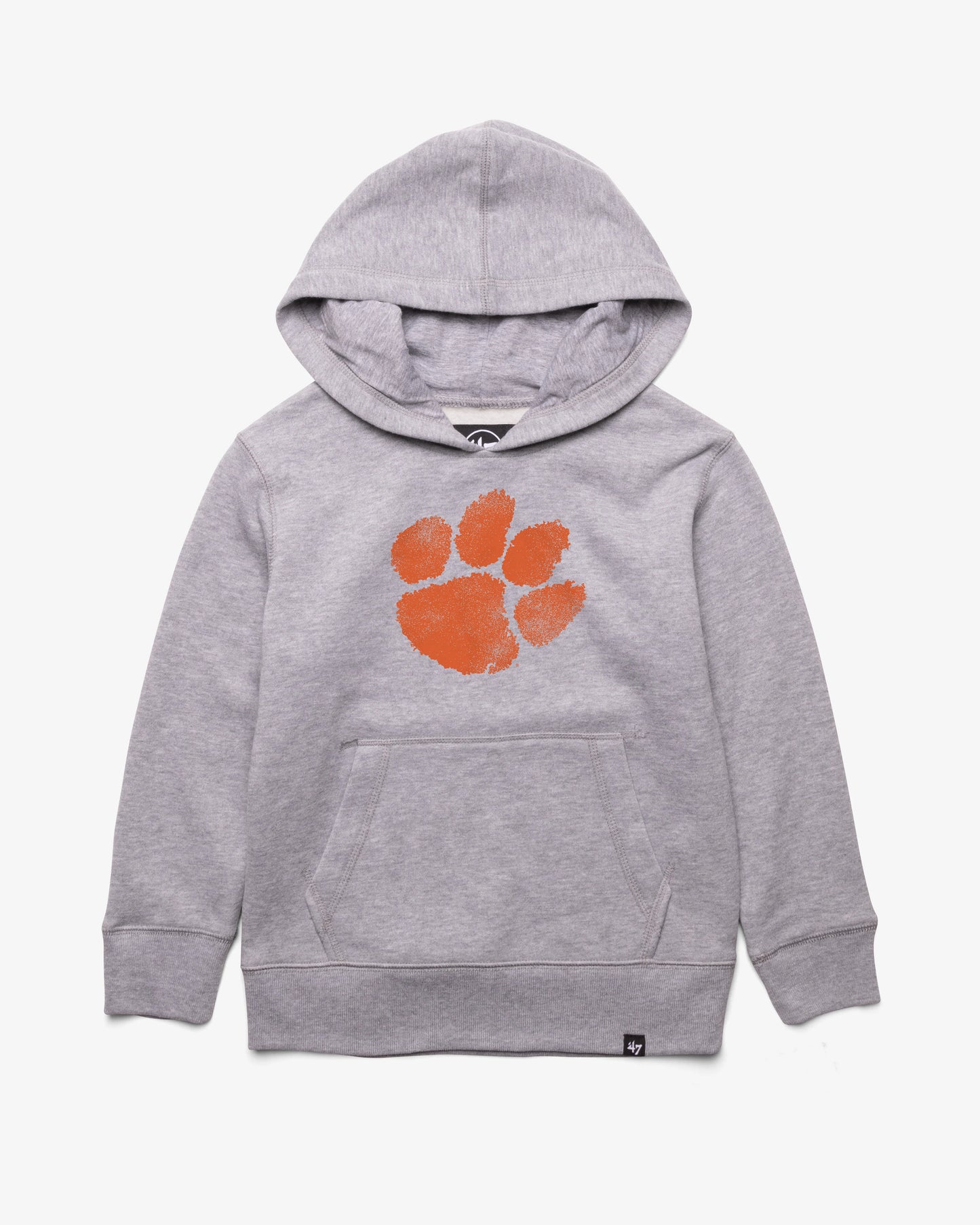 CLEMSON TIGERS DISTRESSED IMPRINT '47 KID'S HEADLINE HOOD