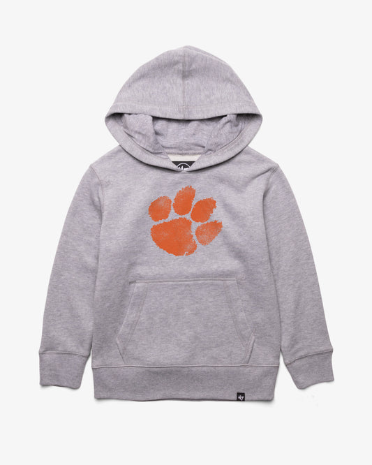 CLEMSON TIGERS DISTRESSED IMPRINT '47 KID'S HEADLINE HOOD