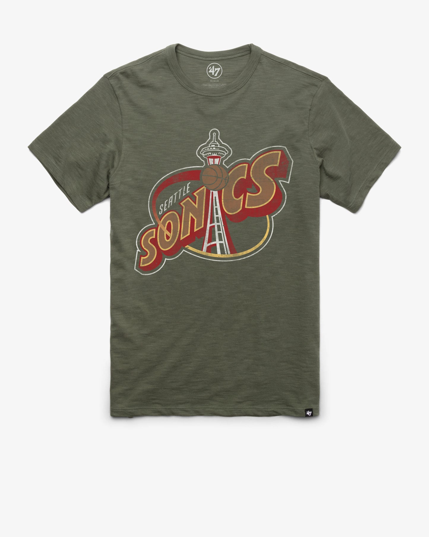 SEATTLE SUPERSONICS HARDWOOD CLASSICS GRIT '47 SCRUM TEE