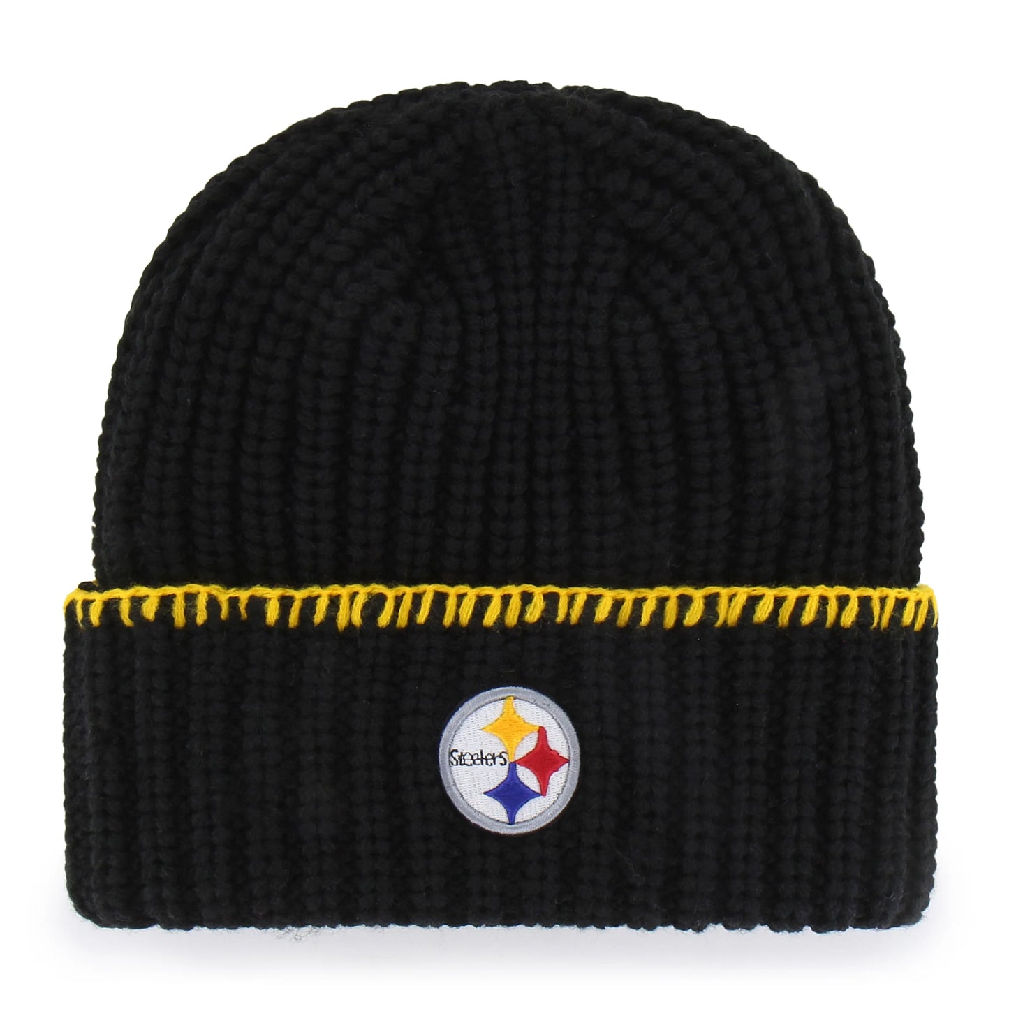 PITTSBURGH STEELERS BLANKET STITCH '47 WOMEN'S CUFF KNIT