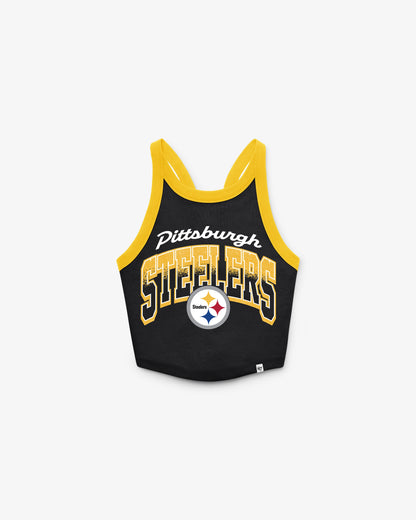 PITTSBURGH STEELERS SHIMMER SHADOW '47 WOMEN'S SPORTY TANK