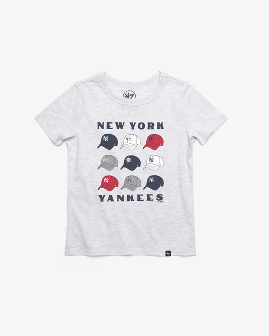 NEW YORK YANKEES COOPERSTOWN CAP OFF '47 KID'S FRANKLIN TEE
