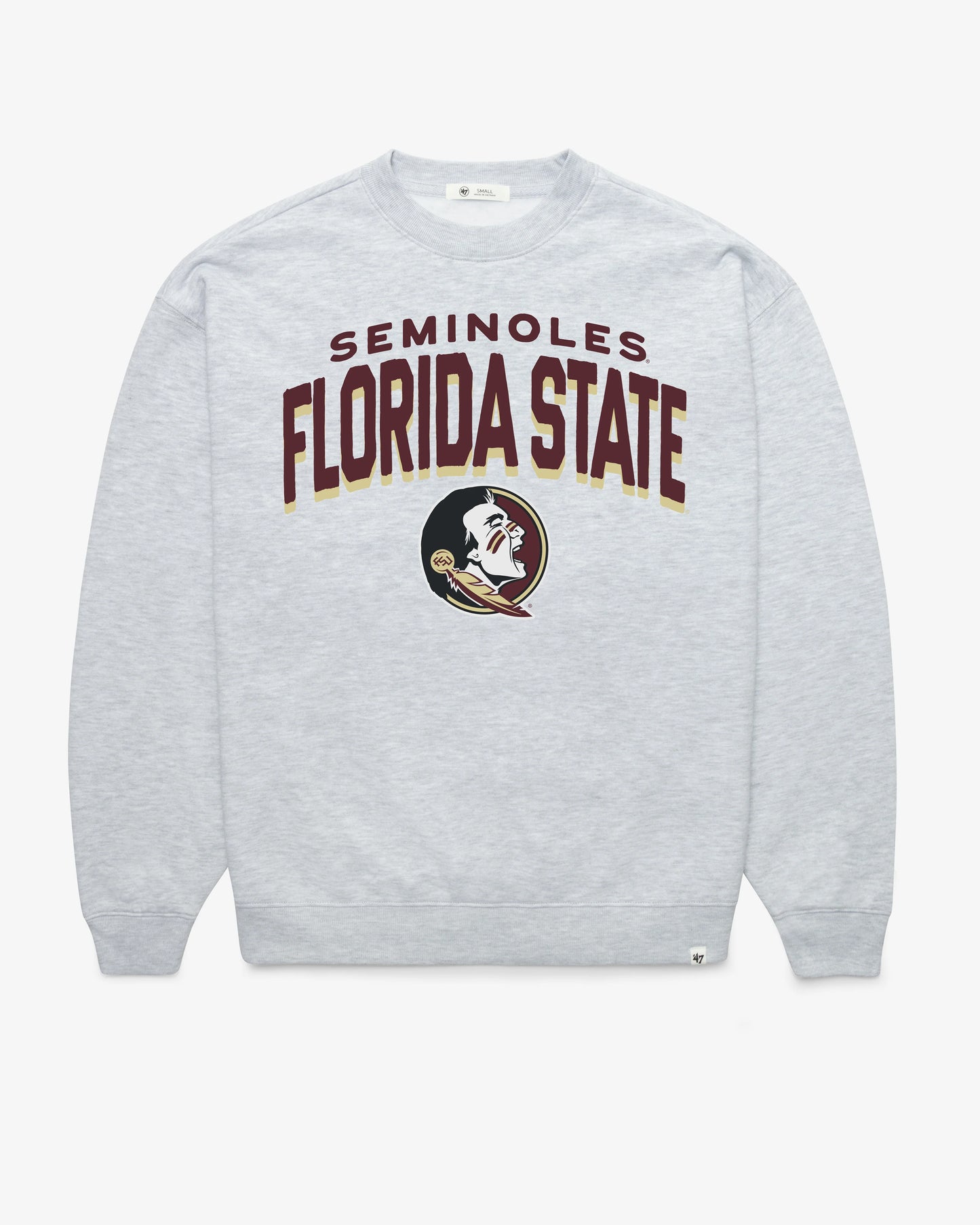 FLORIDA STATE SEMINOLES CAMPUS ARCH CLOUD '47 OVERSIZED CREW WOMENS