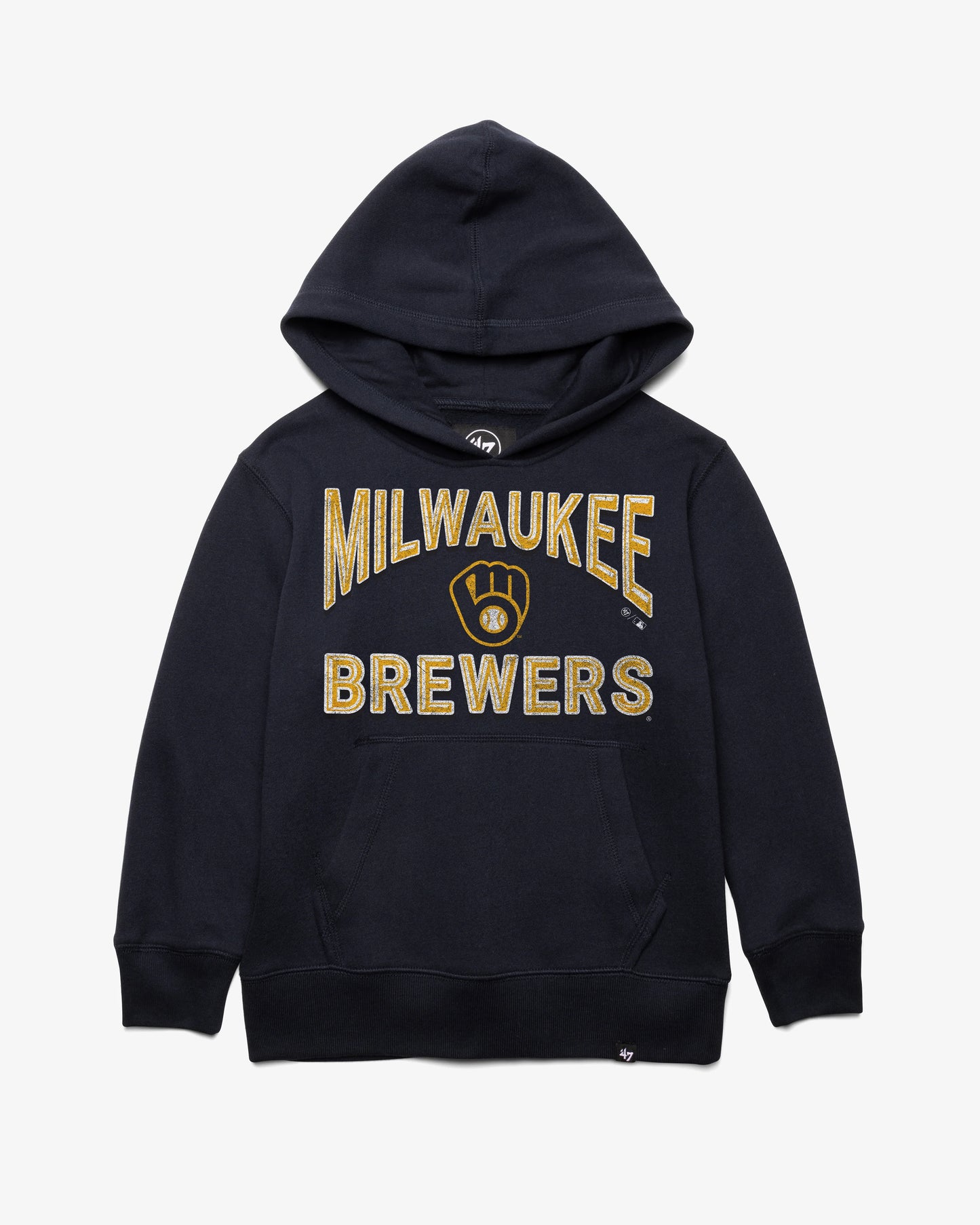 MILWAUKEE BREWERS FAN OUT '47 KID'S HEADLINE HOOD