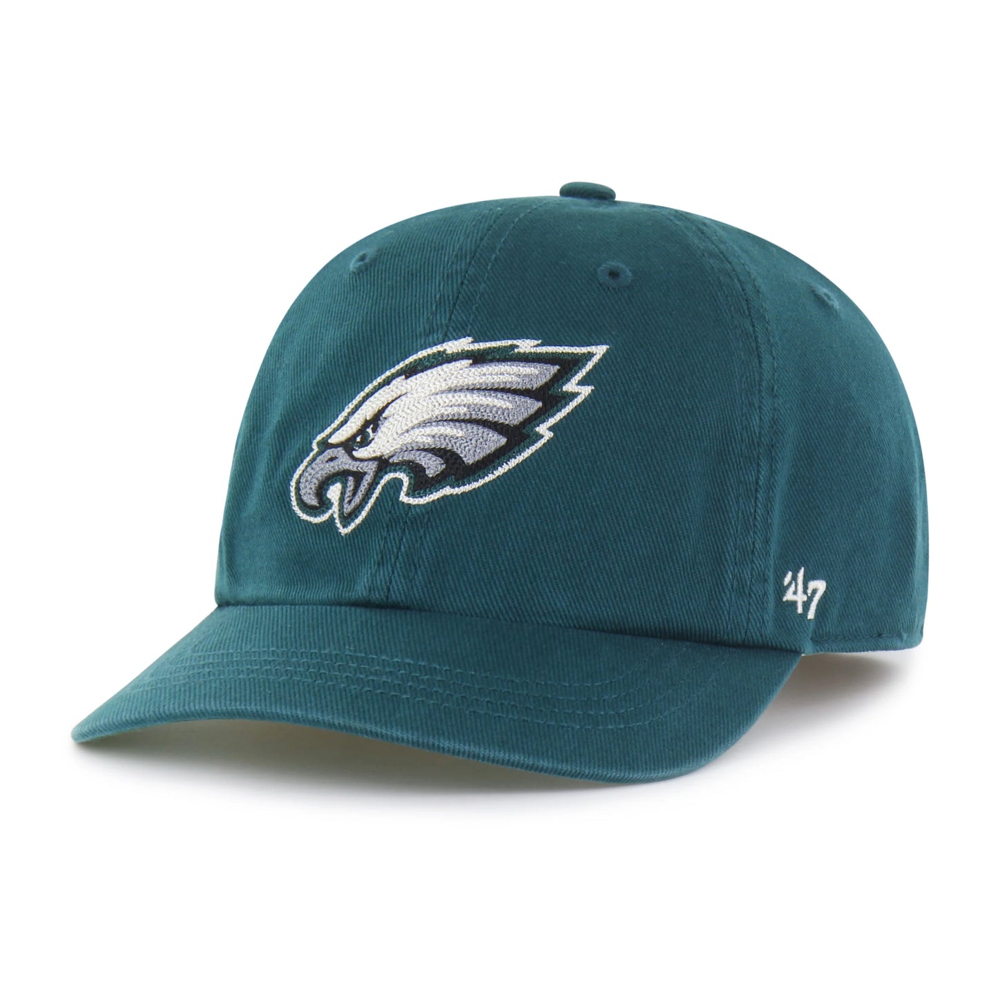 PHILADELPHIA EAGLES CHAIN SIDE STITCH '47 CLEAN UP SHORT VISOR