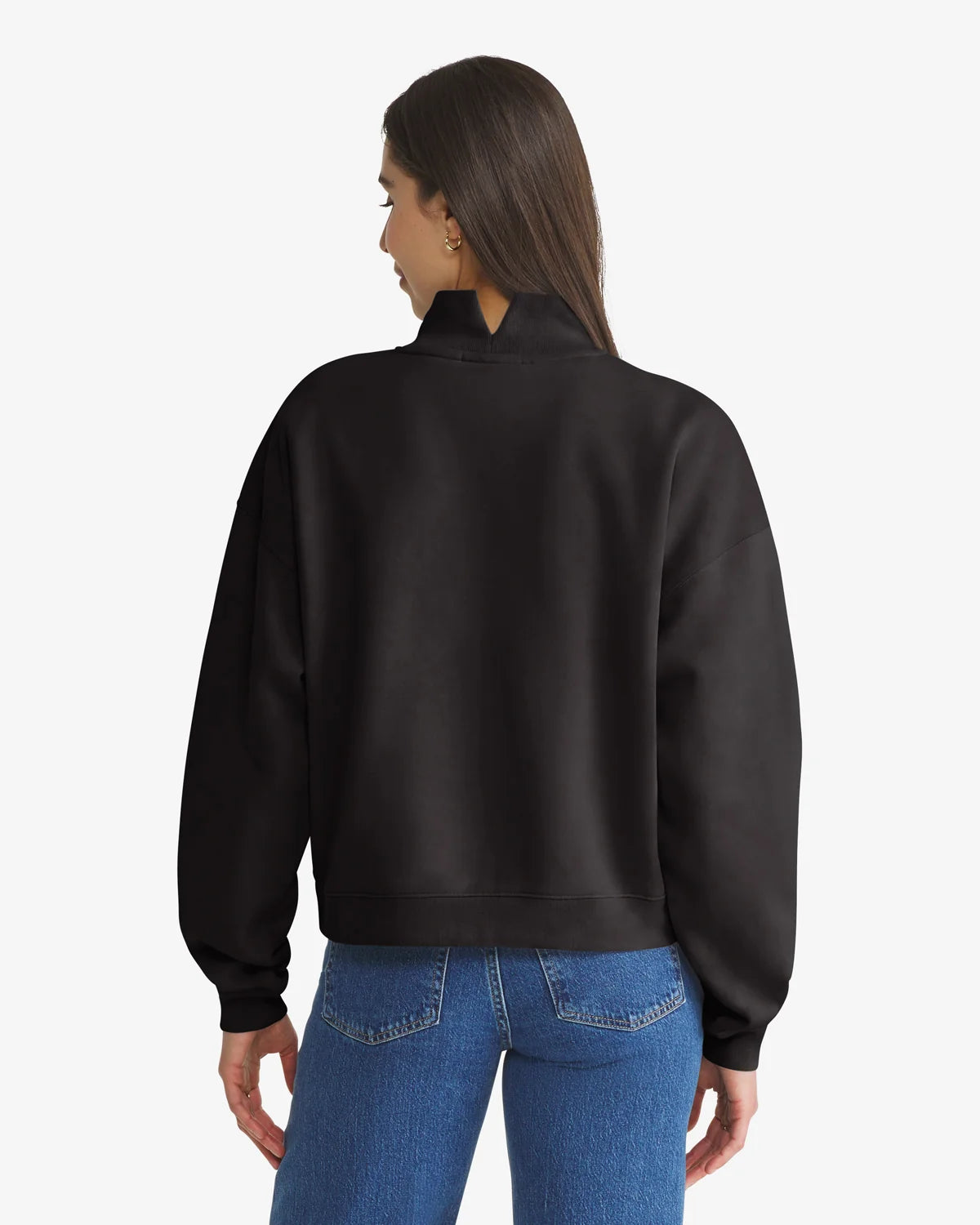 LAS VEGAS RAIDERS VANTAGE '47 WOMEN'S MOCK NECK PULLOVER