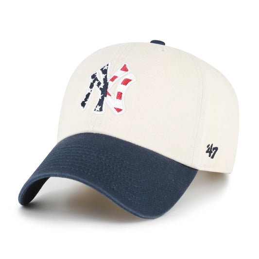 NEW YORK YANKEES FLAG FILL TWO TONE '47 CLEAN UP