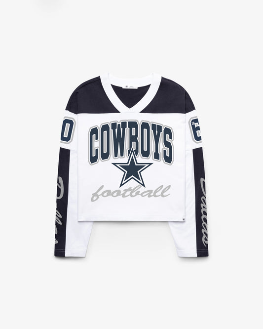 DALLAS COWBOYS EXCLAMATION '47 WOMEN'S METRO JERSEY TEE