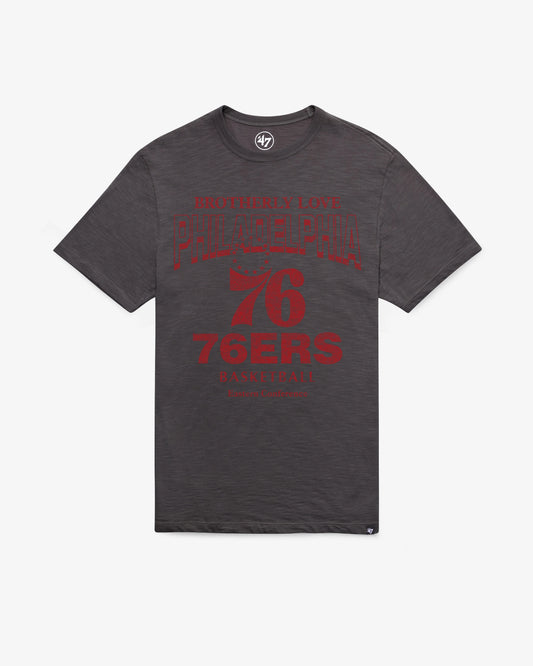 PHILADELPHIA 76ERS HEAD ON '47 SCRUM TEE