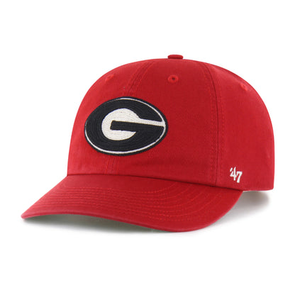 GEORGIA BULLDOGS CHAIN SIDE STITCH '47 CLEAN UP ROUND VISOR