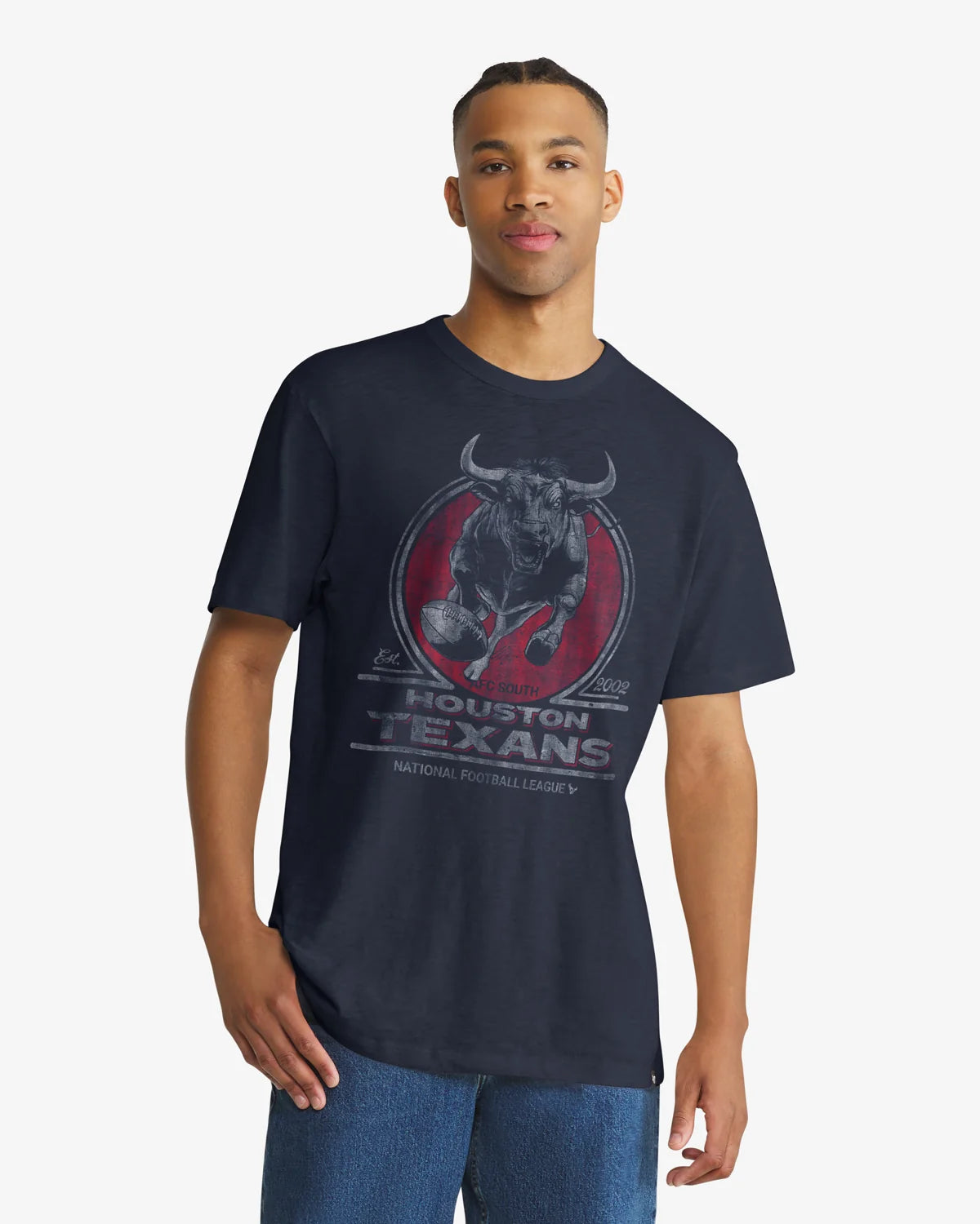 HOUSTON TEXANS EMBLEM MARK '47 SCRUM TEE